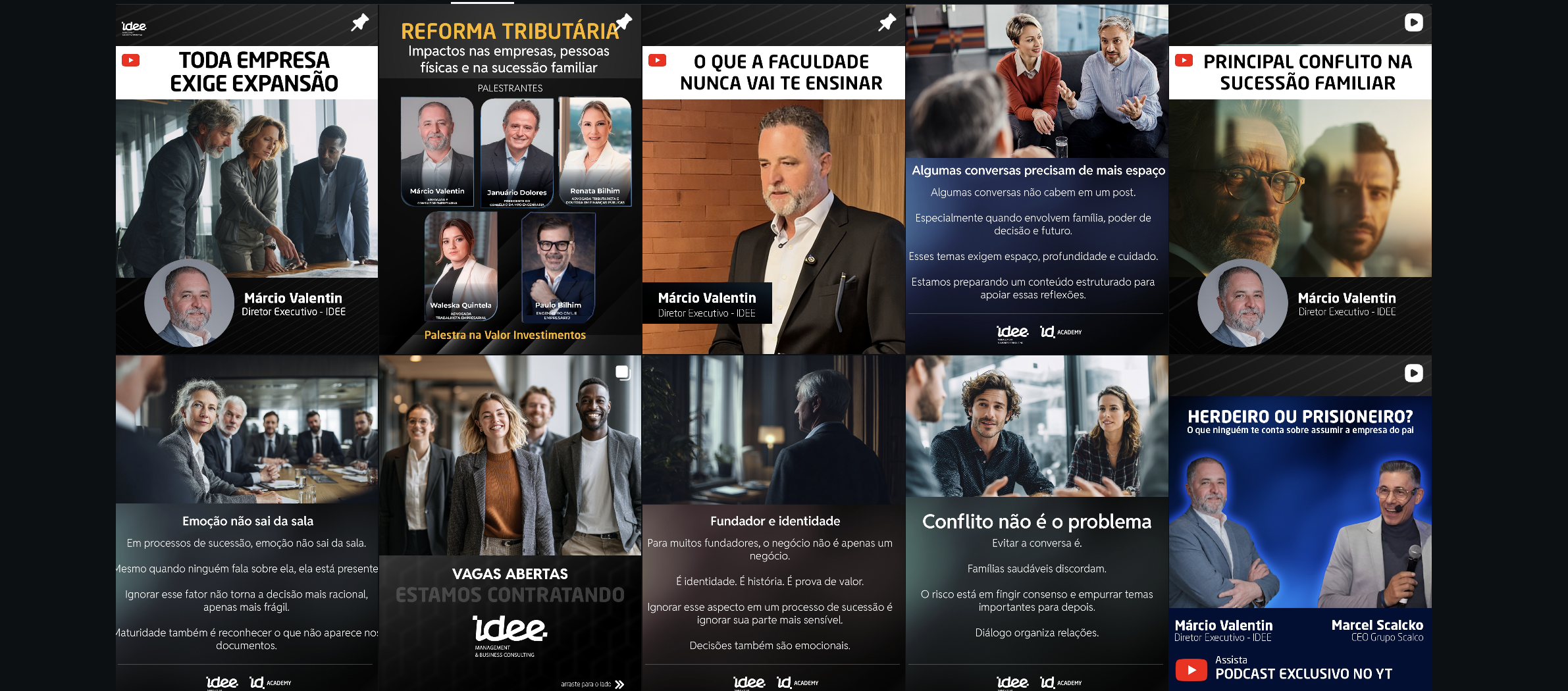 IDEE no Instagram @ideembc